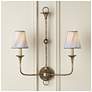 3_Marble Paper Tapered Chandelier Shade - Lavender Agate more views