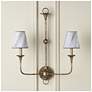 4_Marble Paper Tapered Chandelier Shade - Lavender Agate more views