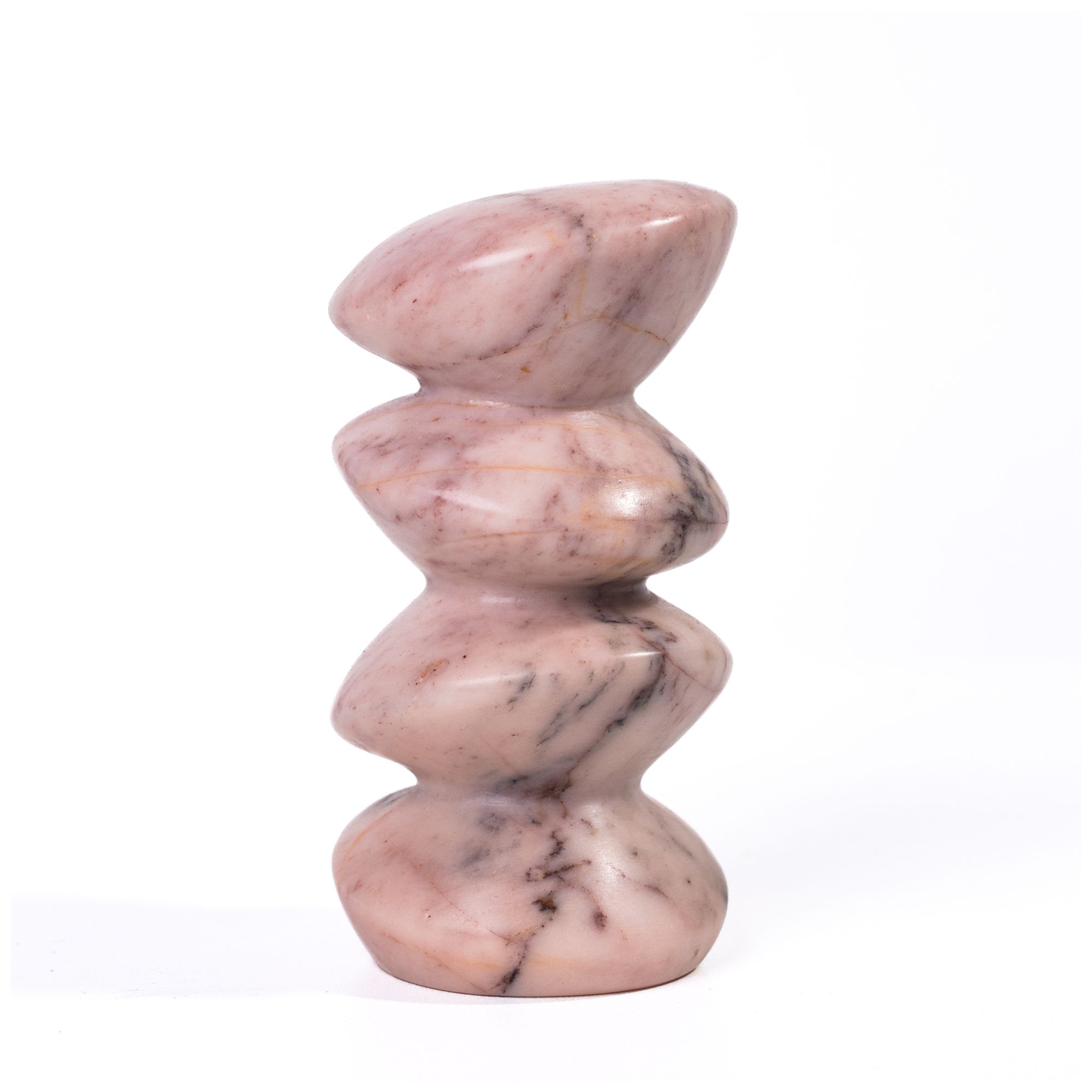Image 4 Marble Pink Green Cairn Object more views