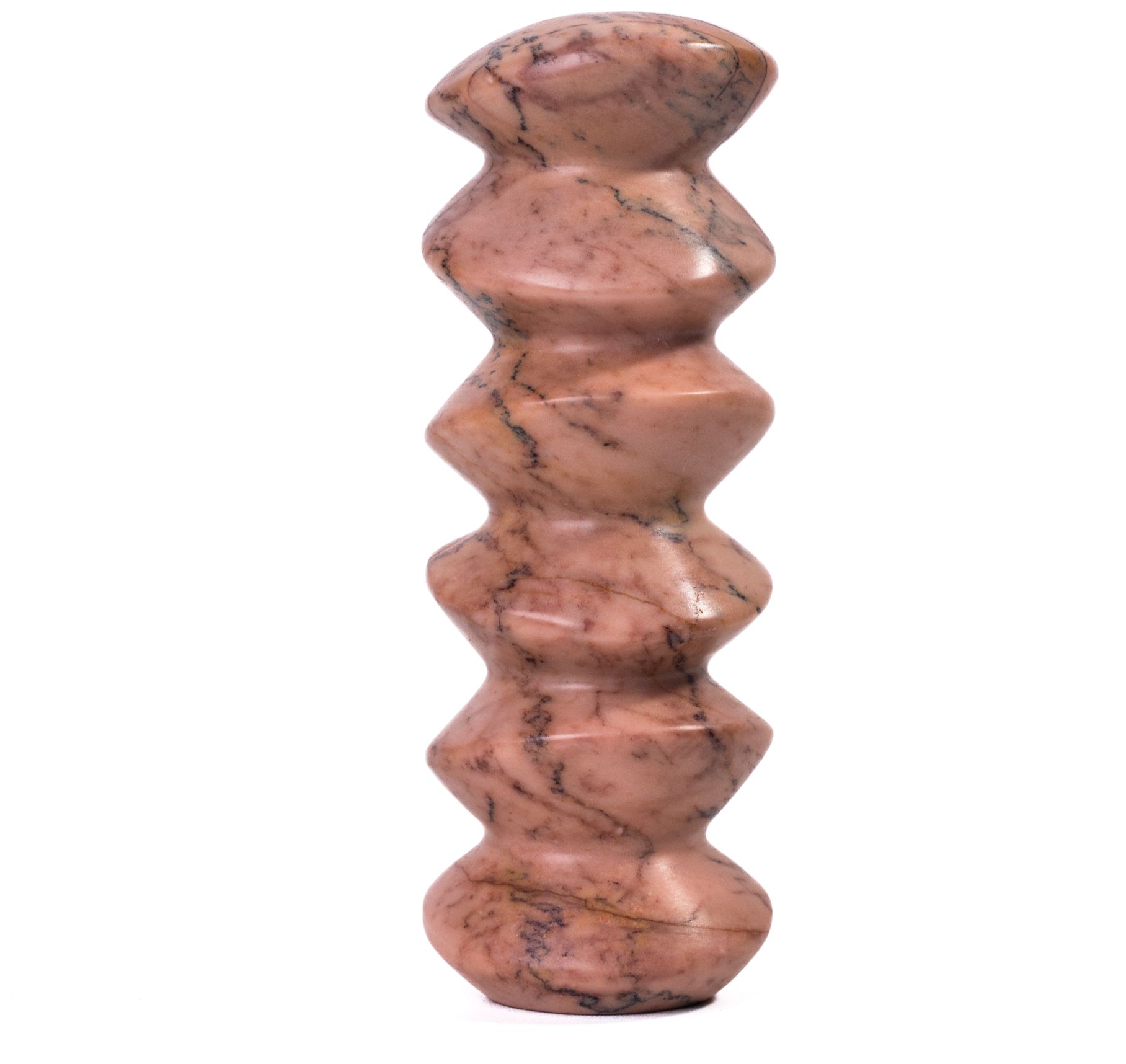 Image 2 Marble Pink Green Cairn Tall Object more views