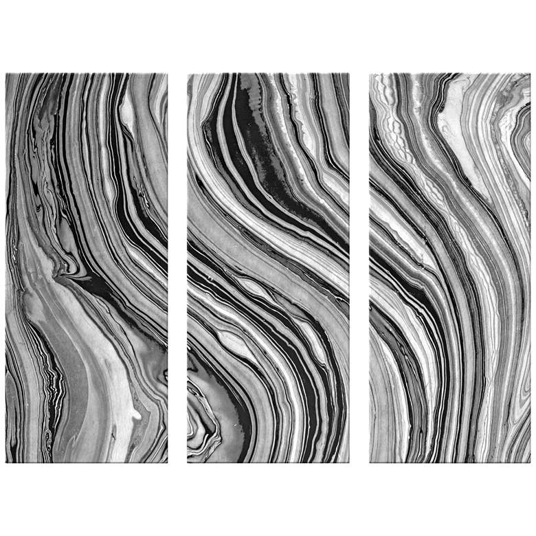 Image 1 Marble Triptych 17 1/2 inchx42 inch Set of 3 Canvas Wall Art