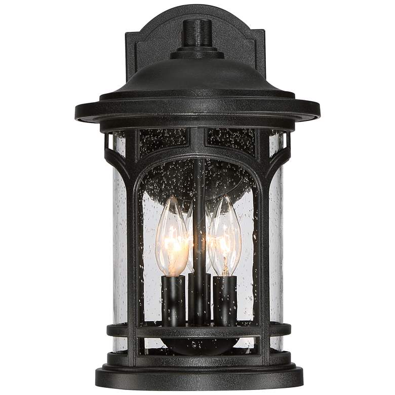 Image 2 Marblehead 14 1/2 inch High Mystic Black Outdoor Wall Light more views