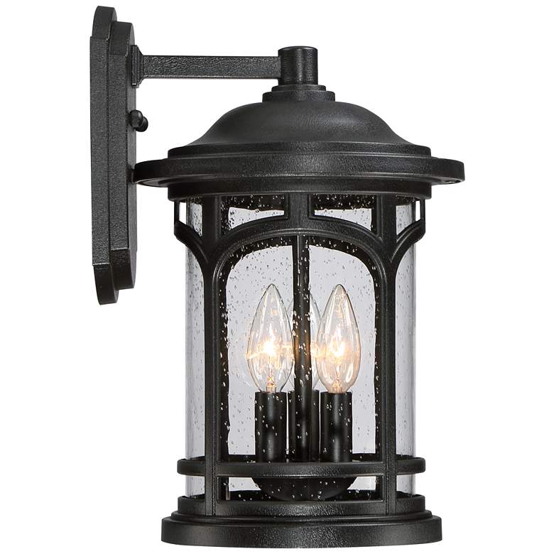 Image 3 Marblehead 14 1/2 inch High Mystic Black Outdoor Wall Light more views