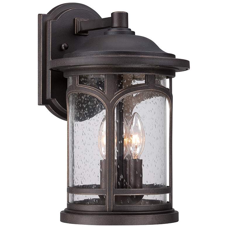 Image 1 Marblehead 14 1/2" High Palladian Bronze Outdoor Wall Light