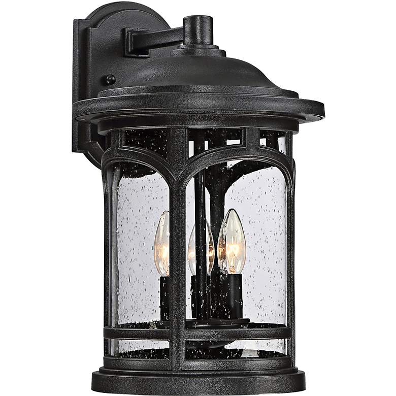 Image 2 Marblehead 17 1/2" High Mystic Black Outdoor Wall Light