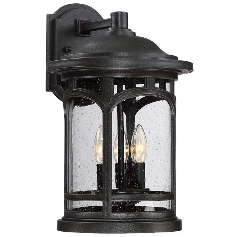 Image 2 Marblehead 17 1/2" High Mystic Black Outdoor Wall Light