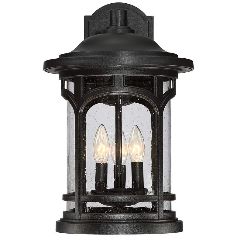 Image 3 Marblehead 17 1/2 inch High Mystic Black Outdoor Wall Light more views