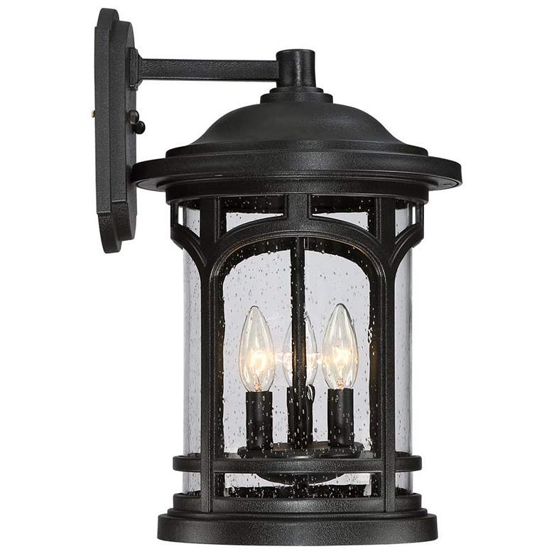 Image 4 Marblehead 17 1/2 inch High Mystic Black Outdoor Wall Light more views