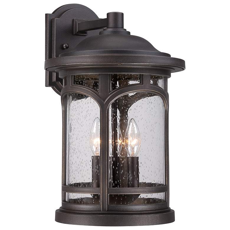 Image 1 Marblehead 17 3/4 inch High Palladian Bronze Outdoor Wall Light