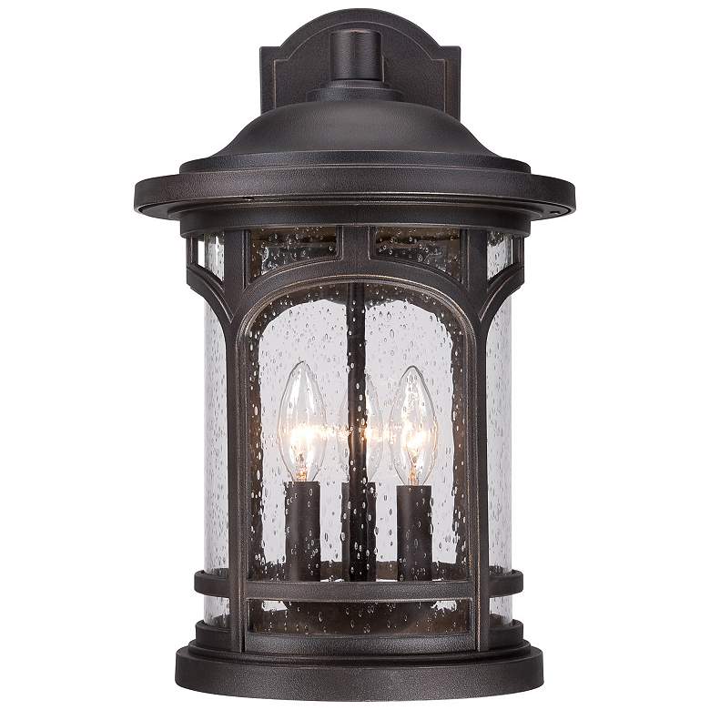Image 3 Marblehead 17 3/4" High Palladian Bronze Outdoor Wall Light more views