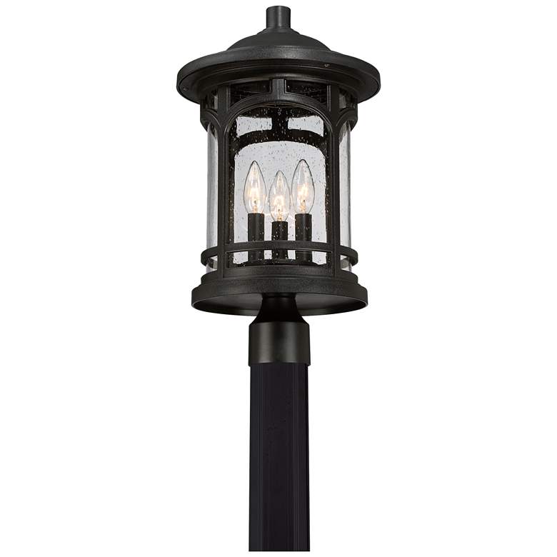 Image 2 Marblehead 19 1/2" High Mystic Black Outdoor Post Light more views