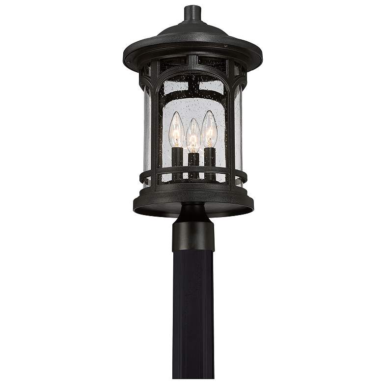 Image 2 Marblehead 19 1/2" High Mystic Black Outdoor Post Light more views