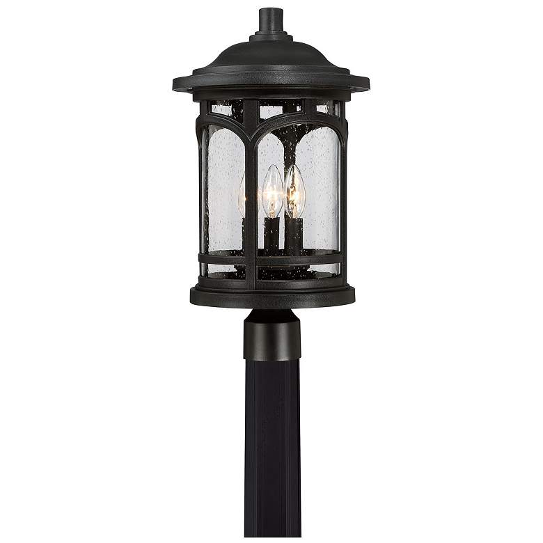 Image 3 Marblehead 19 1/2" High Mystic Black Outdoor Post Light more views