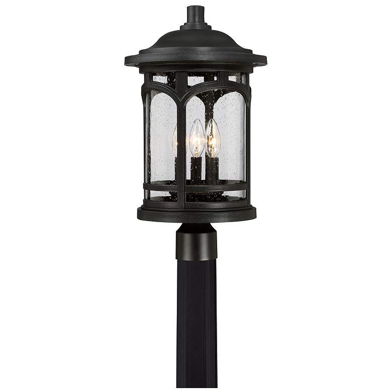 Image 3 Marblehead 19 1/2 inch High Mystic Black Outdoor Post Light more views