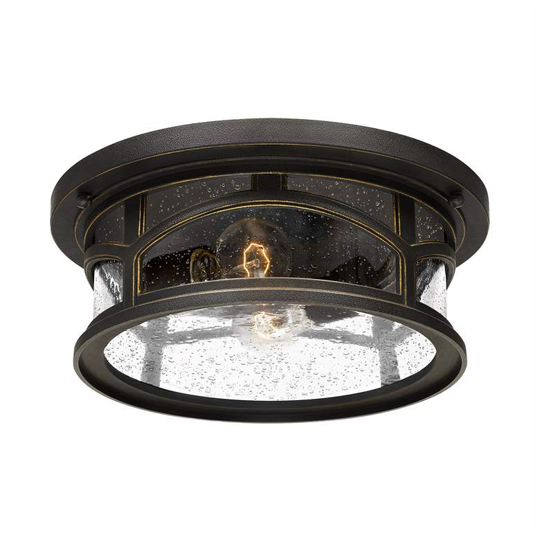 Image 2 Marblehead Bronze Outdoor Flush more views
