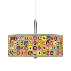 Marbles in the Park Giclee 16&quot; Wide Pendant Chandelier