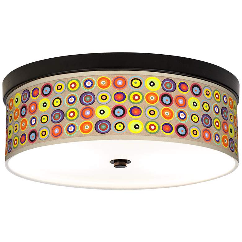 Image 1 Marbles in the Park Giclee Energy Efficient Bronze Ceiling Light