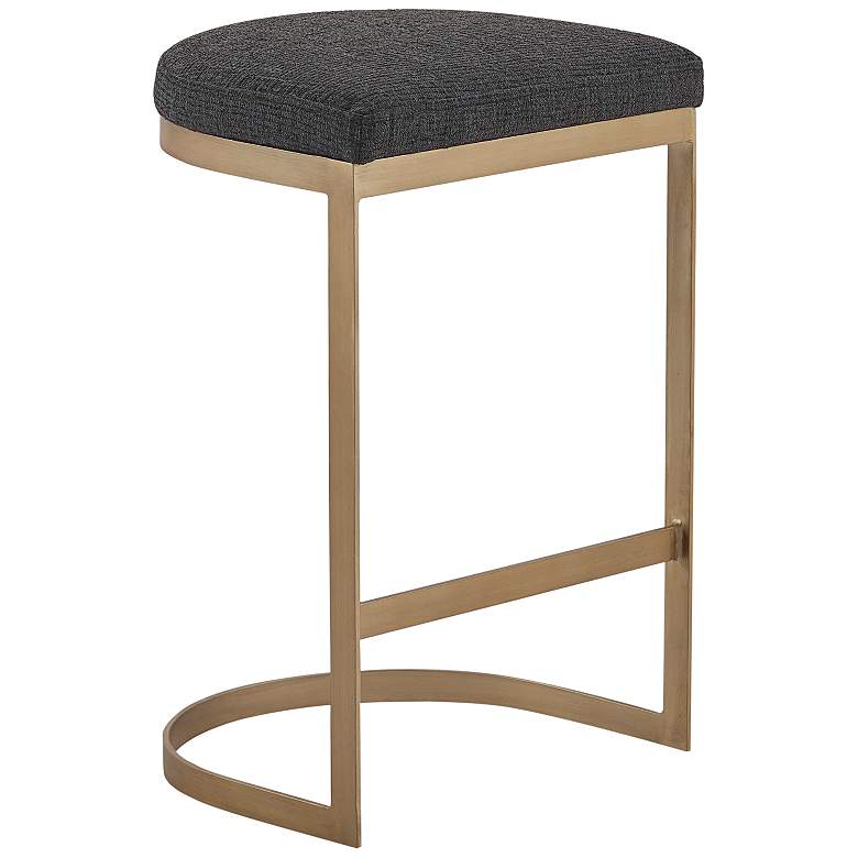 Image 2 Marc 25" Charcoal Fabric Counter Stool