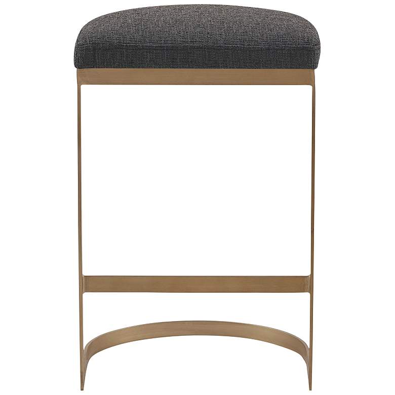 Image 6 Marc 25" Charcoal Fabric Counter Stool more views