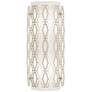 1_Marcel 14.5"H Geometric Framing Nickel And Frost Cas White Wall Sconce