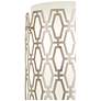 3_Marcel 14.5"H Geometric Framing Nickel And Frost Cas White Wall Sconce more views