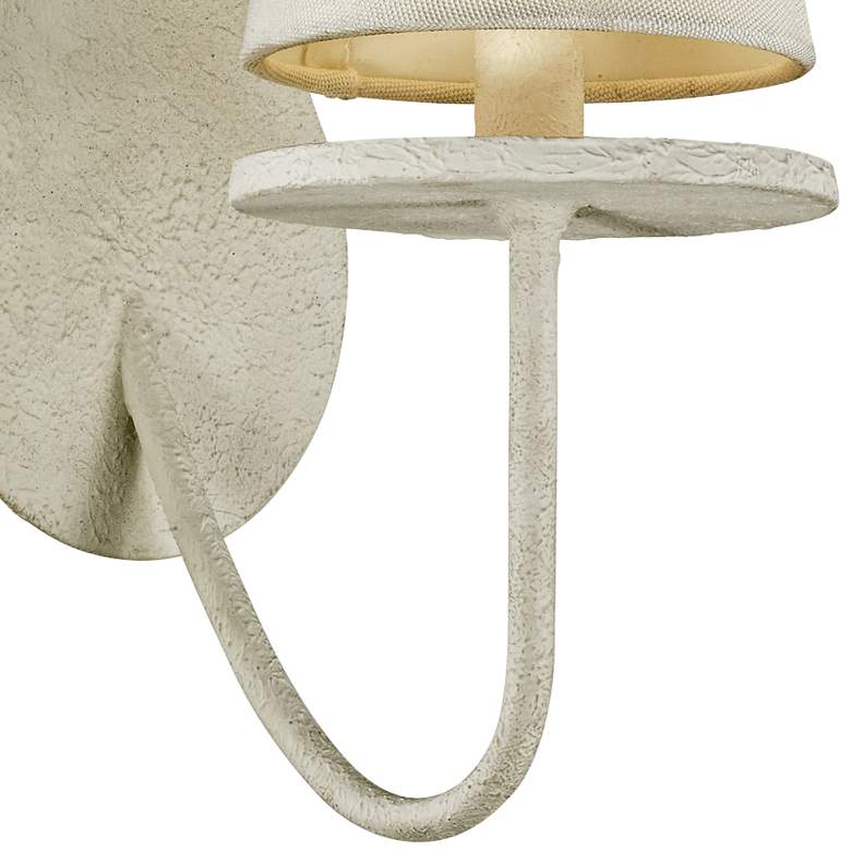 Image 2 Marcel 14 1/4" High Gesso White Wall Sconce more views