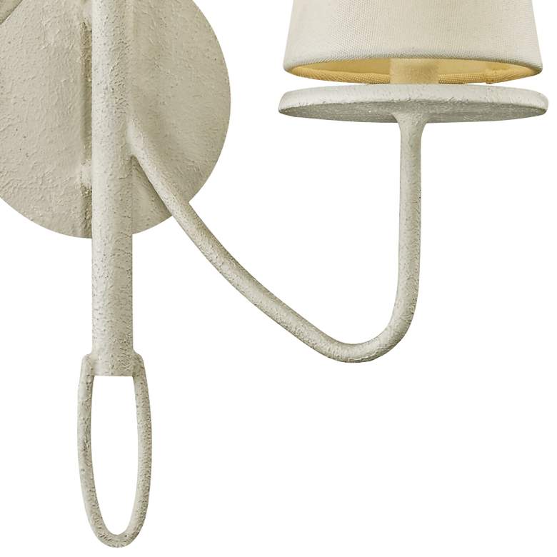 Marcel 23 1/2&quot; High Gesso White 2-Light Wall Sconce more views