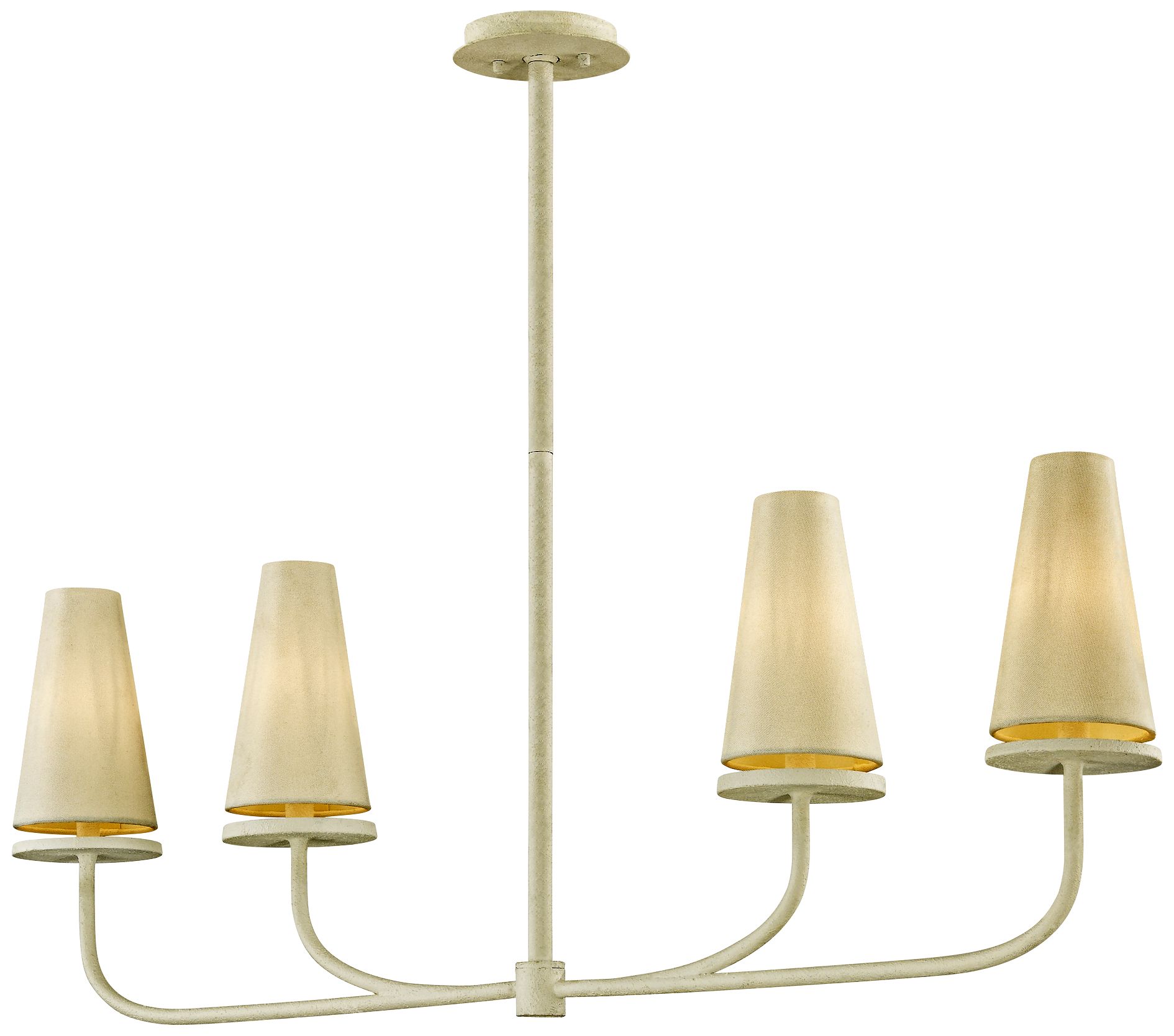 Marcel 43 1/4" Wide Gesso White Kitchen Island Light Pendant