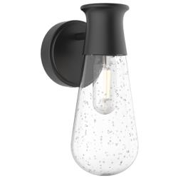 Marcel 5-in 1 Light Clear Glass/Black Outdoor Wall 60W Alora Mood
