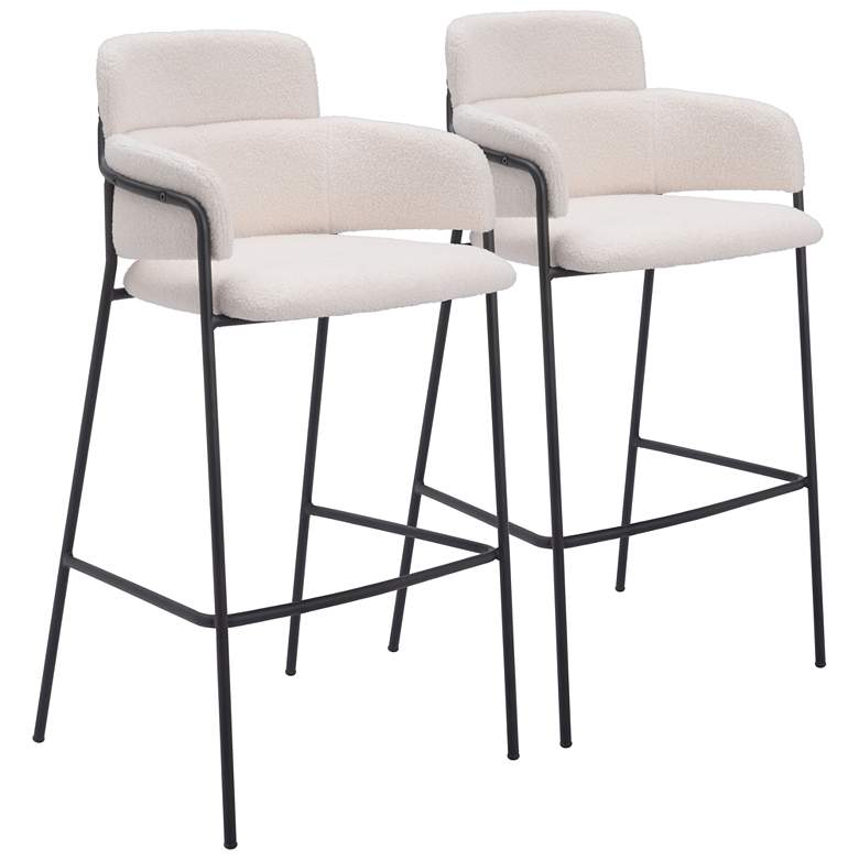 Image 1 Marcel Barstool Cream