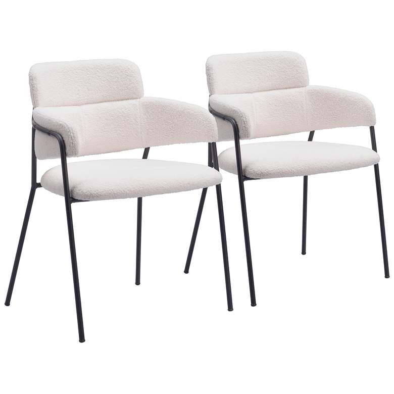 Image 1 Marcel Dining Chair (Set of 2) Cream