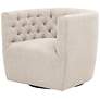 2_Marcel Swivel Club Chair, Performance Bisque French Linen more views