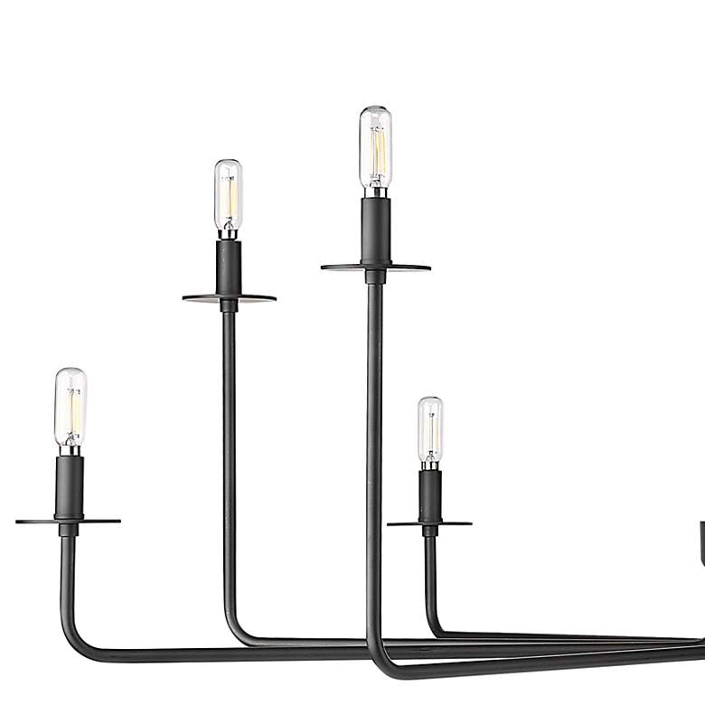 Image 2 Marceline 48" Wide Black 10-Light Chandelier more views