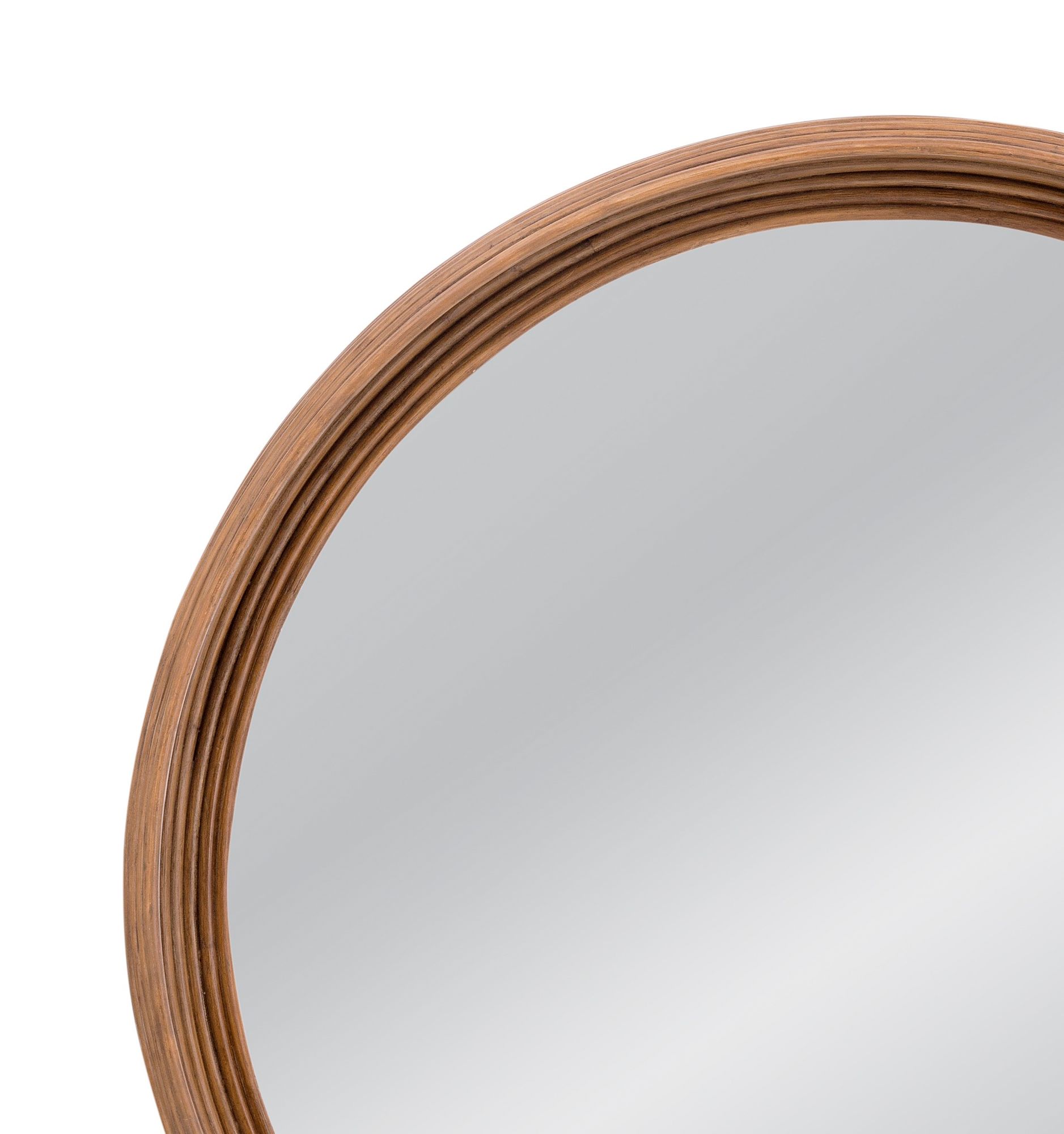 Image 7 Marcella 48"W x 48"H Natural Wall Mirror more views