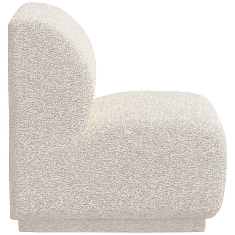 Image 4 Marcella Sheepskin Natural Fabric Accent Chair more views