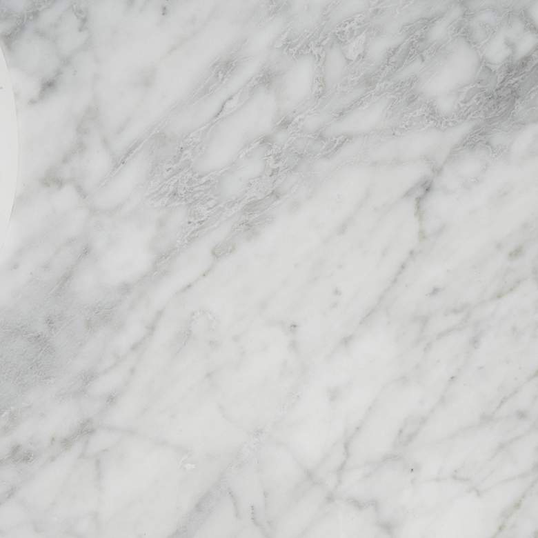 Image 4 Marcello 32" Wide Black and White Marble 1-Drawer Single Sink Vanity more views