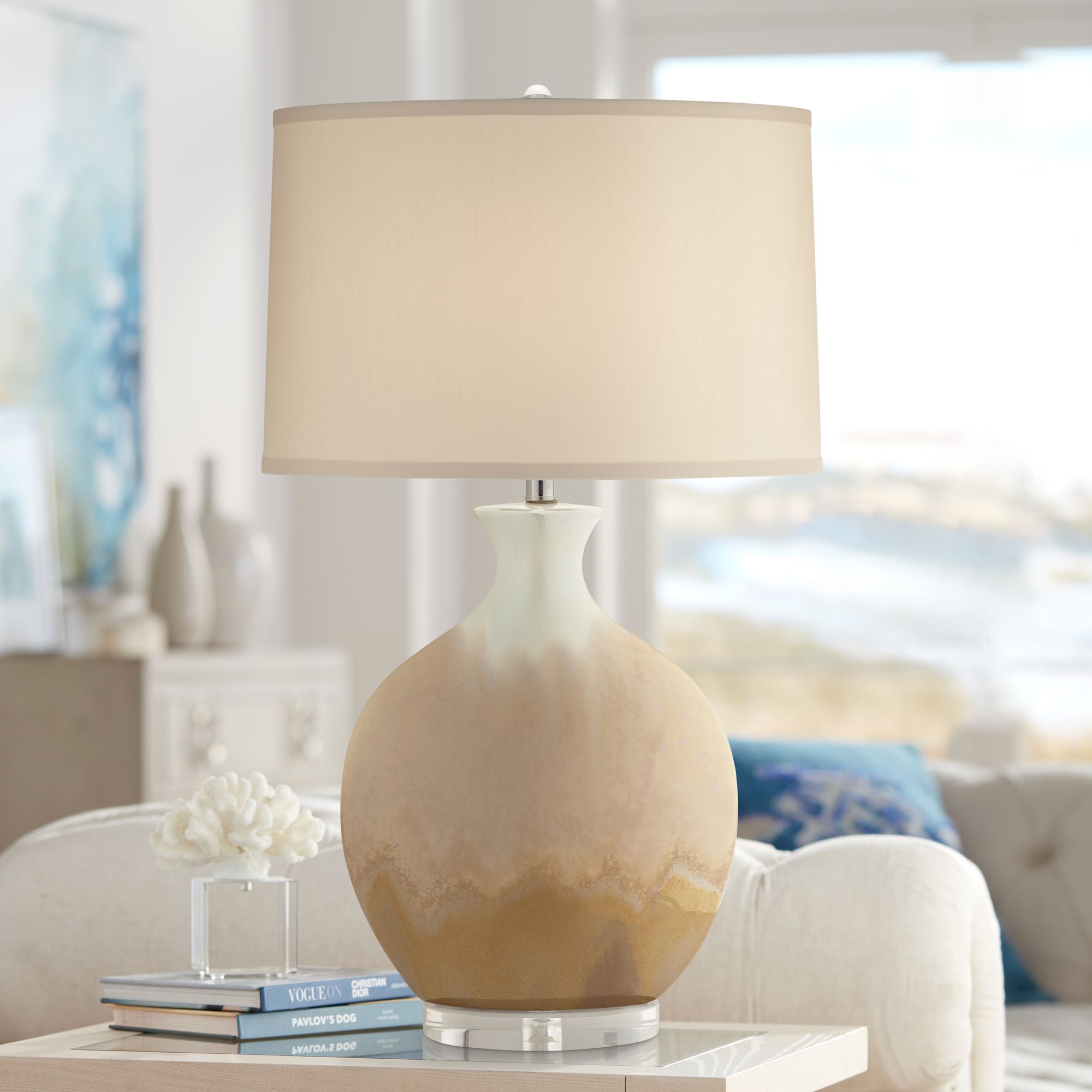 pier 1 crystal lamp