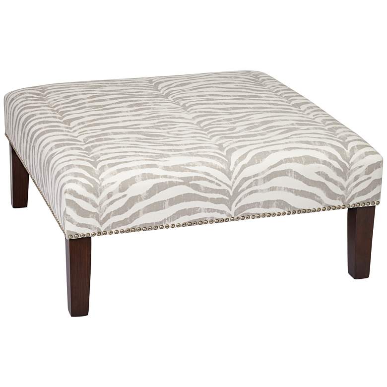 Image 1 Marcine Tropo Cloud Nail Button Cocktail Ottoman