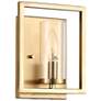 1_Marco 1-Light Wall Sconce in Brushed Champagne Bronze with Clear Glass