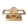 3_Marco 1-Light Wall Sconce in Brushed Champagne Bronze with Clear Glass more views