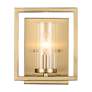 4_Marco 1-Light Wall Sconce in Brushed Champagne Bronze with Clear Glass more views