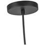 4_Marco 15 3/4" Wide Black and Opal Glass Pendant Light more views
