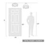 7_Marco 16" Wide 4-Light Semi-Flush in White Gold with Clear Glass more views