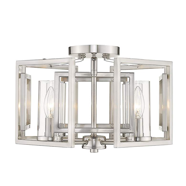 Image 5 Marco 16" Wide Pewter 4-Light Ceiling Light more views