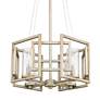 3_Marco 16" Wide White Gold 4-Light Pendant more views