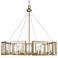 Marco 35 1/2" Wide White Gold 8-Light Chandelier