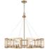 Marco 35 1/2"W Brushed Champagne Bronze 8-Light Chandelier