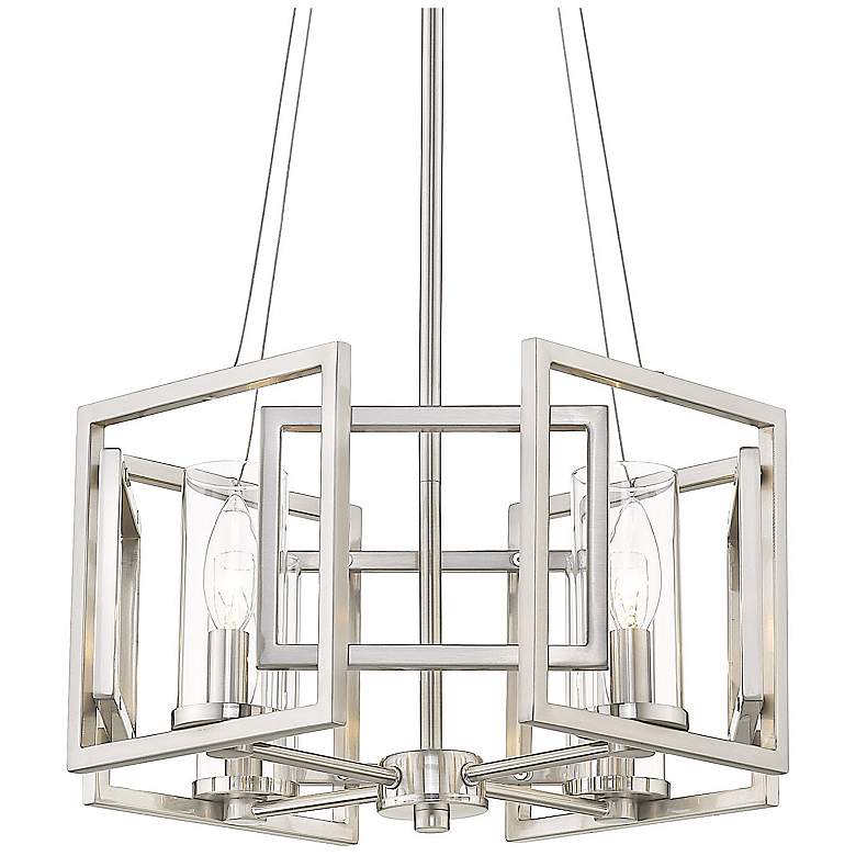 Image 1 Marco 4 Light Pendant in Pewter