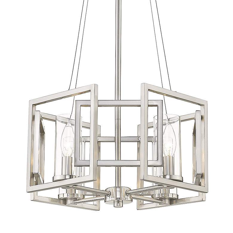 Image 2 Marco 4 Light Pendant in Pewter more views