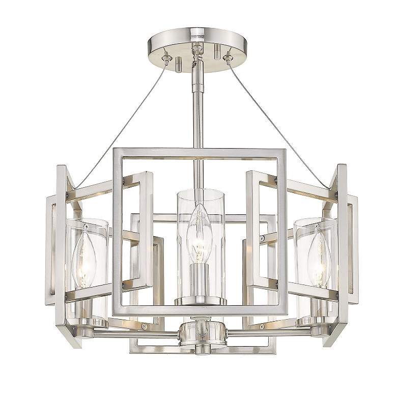 Image 3 Marco 4 Light Pendant in Pewter more views